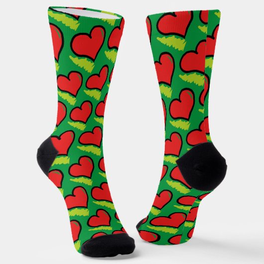 CORAZONES VERDE SOKKEN (Gebogen)