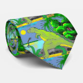 Corbata Allosaurus Stropdas (Opgerold)