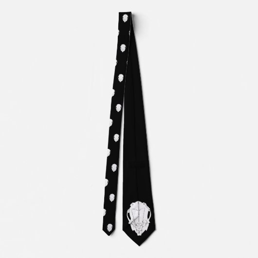 Corbata Calavera Conejo Stropdas (Achterkant)