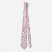 Corbata con manchas de flores lindas stropdas (Voorkant)