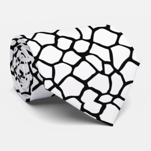 Corbata en blanco y negro stropdas (Opgerold)