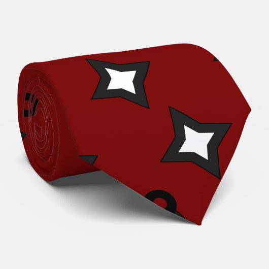 Corbata Ninja Stropdas (Opgerold)