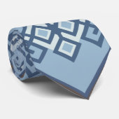 Corbata Para Traje Manto Andino Azul y Gris Stropdas (Opgerold)