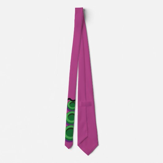 Corbata personalizada del Tentáculo Morado Stropdas (Achterkant)