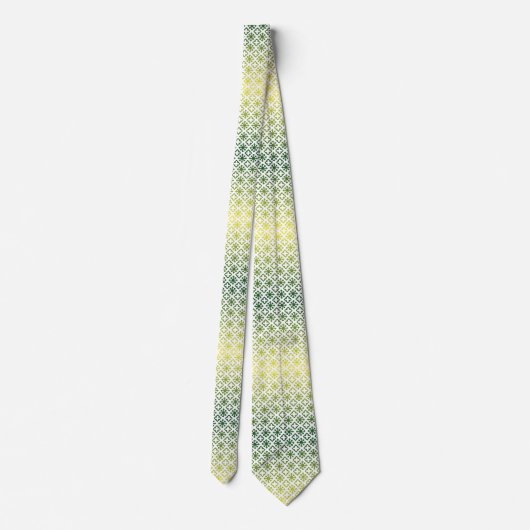 Corbata verde con amarillo stropdas (Achterkant)