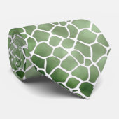Corbata verde con blanco stropdas (Opgerold)