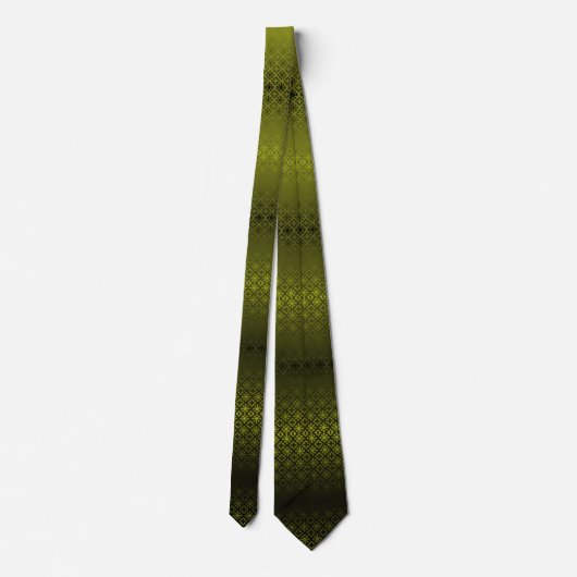 Corbata verde oliva con negro stropdas (Achterkant)