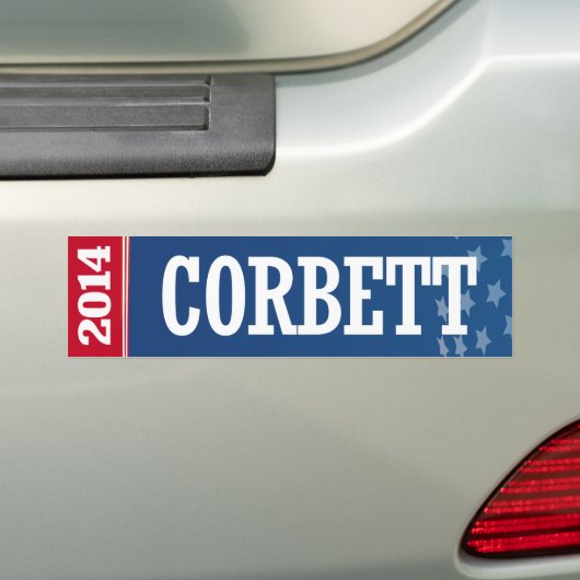 CORBETT 2014 BUMPERSTICKER (Op auto)