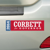 CORBETT FOR GOVERNOR 2014 BUMPERSTICKER (Op auto)