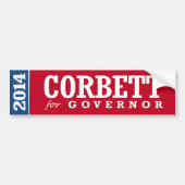CORBETT FOR GOVERNOR 2014 BUMPERSTICKER (Voorkant)