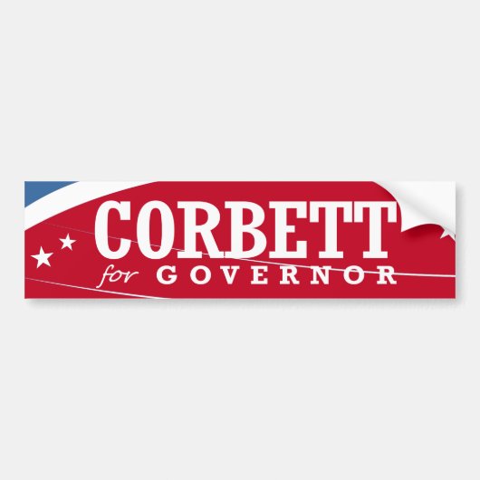 CORBETT FOR GOVERNOR 2014 BUMPERSTICKER (Voorkant)