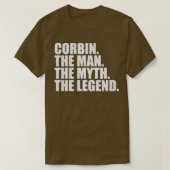 CorbinCorbin Naam Corbin Voornaam T-shirt (Design voorkant)