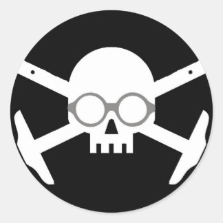 Corbu ArchBones Ronde Sticker