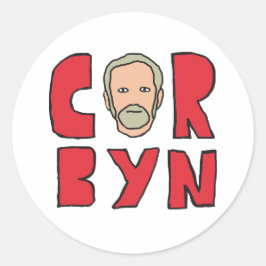 Corbyn Ronde Sticker