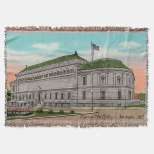 Corcoran Art-galerij in DC Throw Blanket Deken