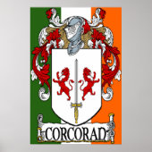 Corcoran Coat of Arms Print (Voorkant)