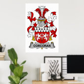 Corcoran Family Crest Poster (Thuiskantoor)