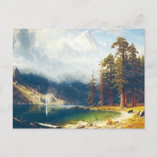 Corcoran op de berg Albert Bierstadt 1876-77 Briefkaart (Voorkant)