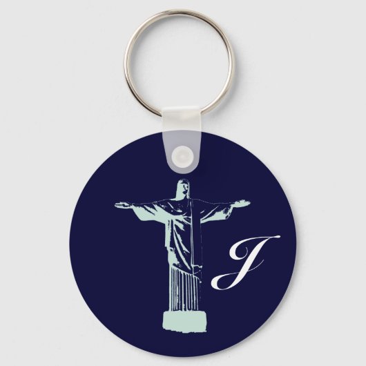 Corcovado - Christus, Rio-Brasil Sleutelhanger (Voorkant)