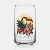 Corcovado Costa Rica Toucan Blikvorm Glas (Voorkant)