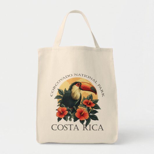 Corcovado Costa Rica Toucan Tote Bag (Voorkant)