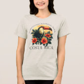 Corcovado Costa Rica Toucan Tri-Blend Shirt (Voorkant)