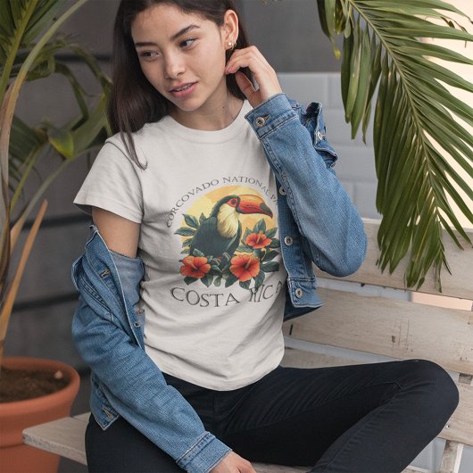 Corcovado Costa Rica Toucan Tri-Blend Shirt