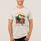 Corcovado Costa Rica Toucan Tri-Blend Shirt (Voorkant)