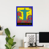 corcovado graphic rio poster (Thuiskantoor)