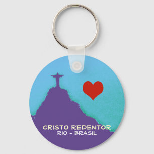Corcovado, liefde Rio-Brasil Sleutelhanger
