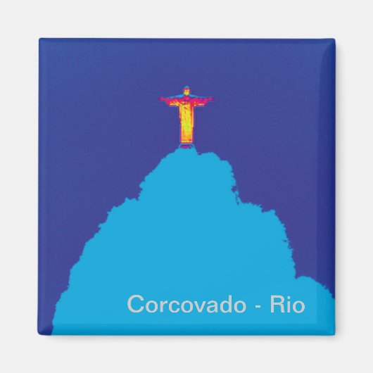 Corcovado Rio Brasil Magneet (Voorkant)