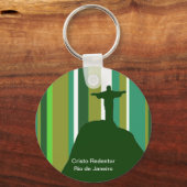 Corcovado, Rio - Brasil Sleutelhanger (Voorkant)