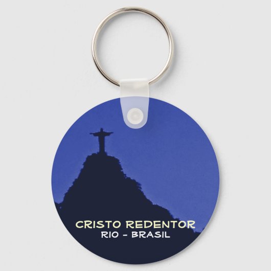 Corcovado, Rio-Brasil Sleutelhanger (Voorkant)