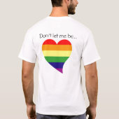 CORDATE, ben ik de volgende Matthew Shepard? T-shirt (Achterkant)