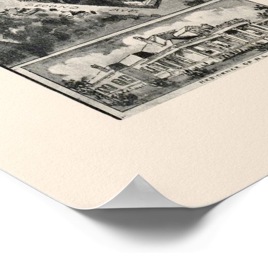 Cordele, GA Panorama - 1908 Poster (Hoek)