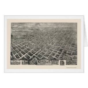 Cordele, GA Panoramische Kaart - 1908