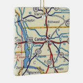 Cordele Georgia Keramisch Ornament (Rechts)