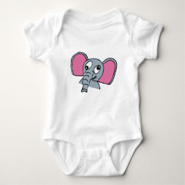 Cordelia Elephant Baby One-sie Baby Bodysuit