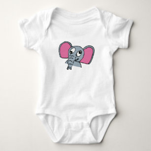 Cordelia Elephant Baby One-sie Baby Bodysuit