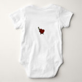 Cordelia Elephant Baby One-sie Baby Bodysuit (Achterkant)