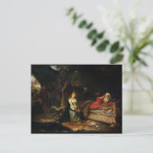 Cordelia en King Lear (olie op doek) Briefkaart (Staand voorkant)