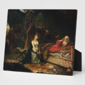 Cordelia en King Lear (olie op doek) Fotoplaat (Zijkant)