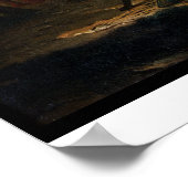 Cordelia en King Lear (olie op doek) Poster (Hoek)