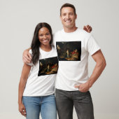 Cordelia en King Lear (olie op doek) T-shirt (Unisex)