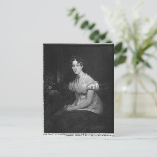 Cordelia Greffulhe Briefkaart (Staand voorkant)