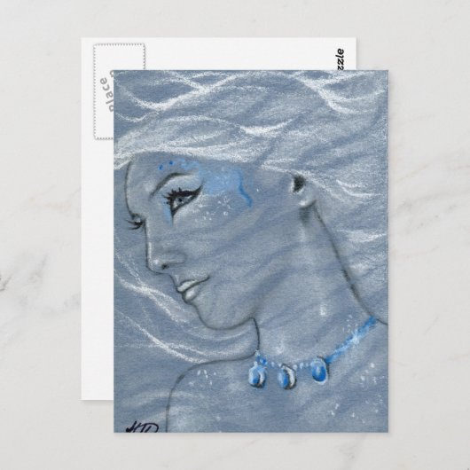 Cordelia Mermaid Briefkaart (Voorkant / Achterkant)