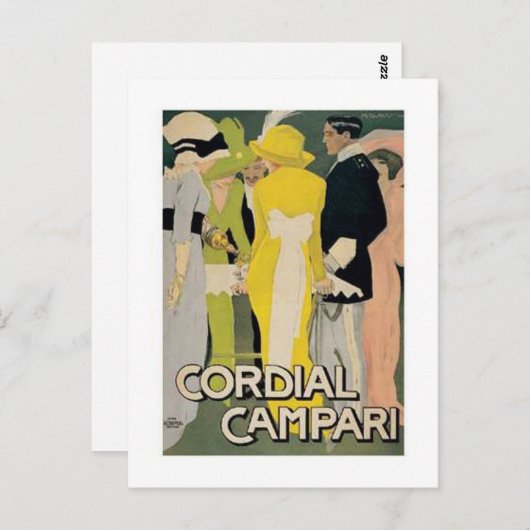 Cordial Campari 2 Briefkaart (Voorkant / Achterkant)