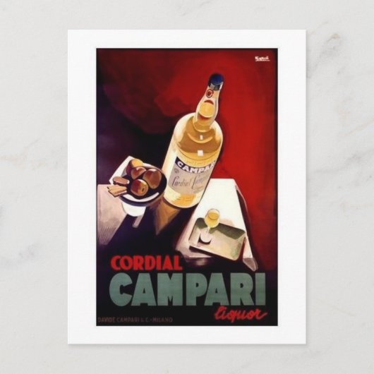 Cordial Campari Briefkaart (Voorkant)