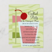 Cordial Cocktail! Kaart (Voorkant / Achterkant)