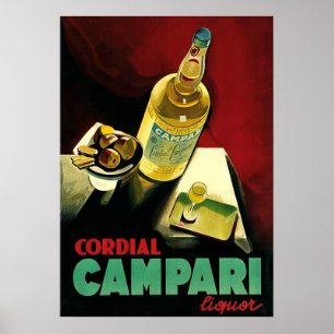 Cordial Liqour ~ Alcohol Adverteren. Poster